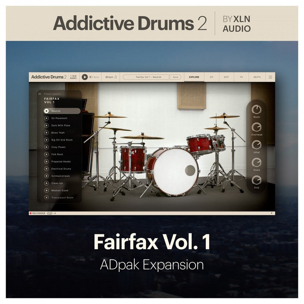 XLN Addictive Drums 2 Fairfax Vol 1