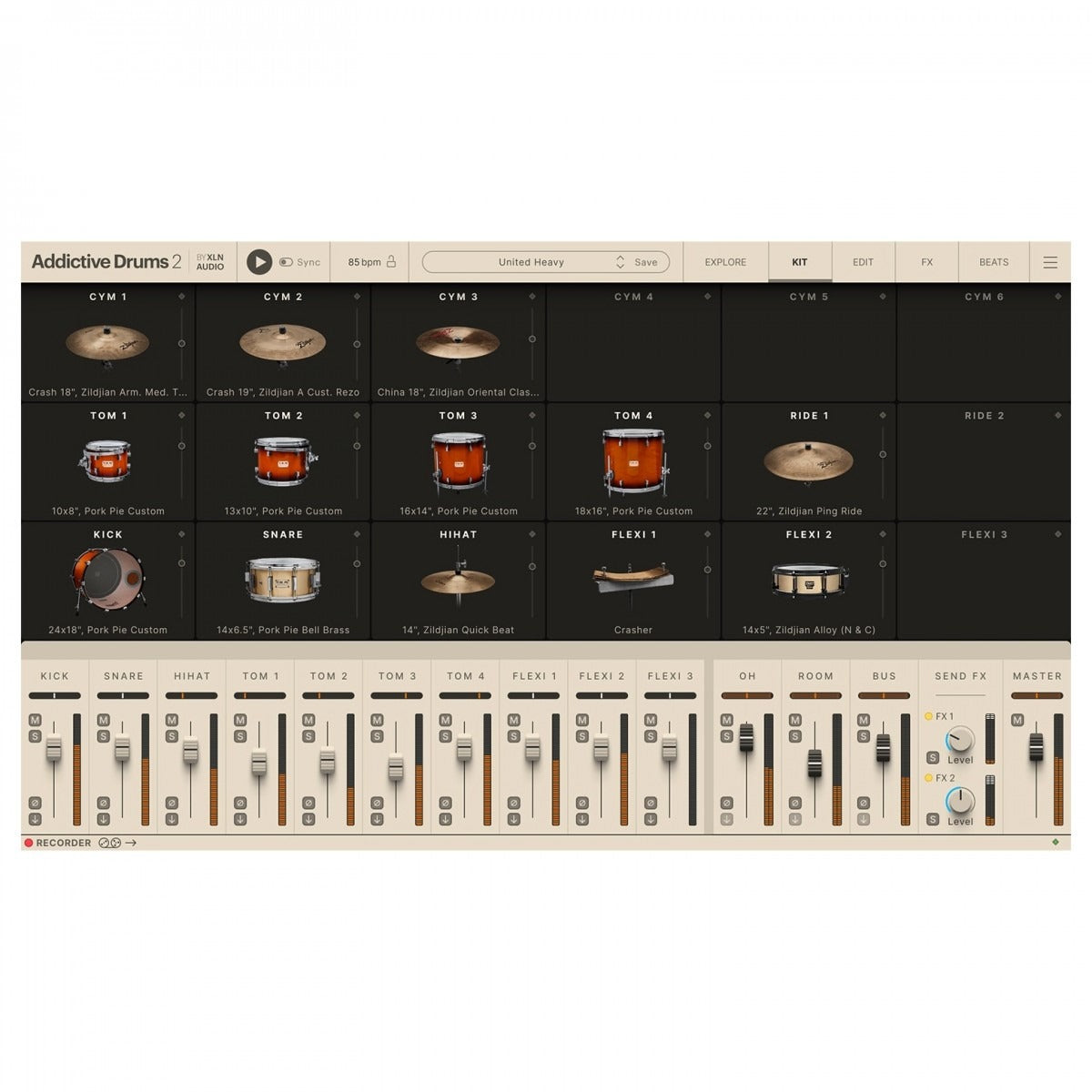 XLN Addictive Drums 2 United Heavy