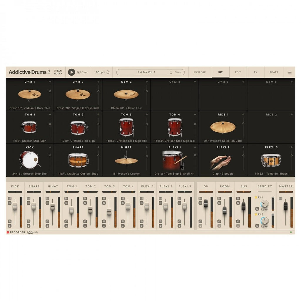 XLN Addictive Drums 2 Fairfax Vol 1