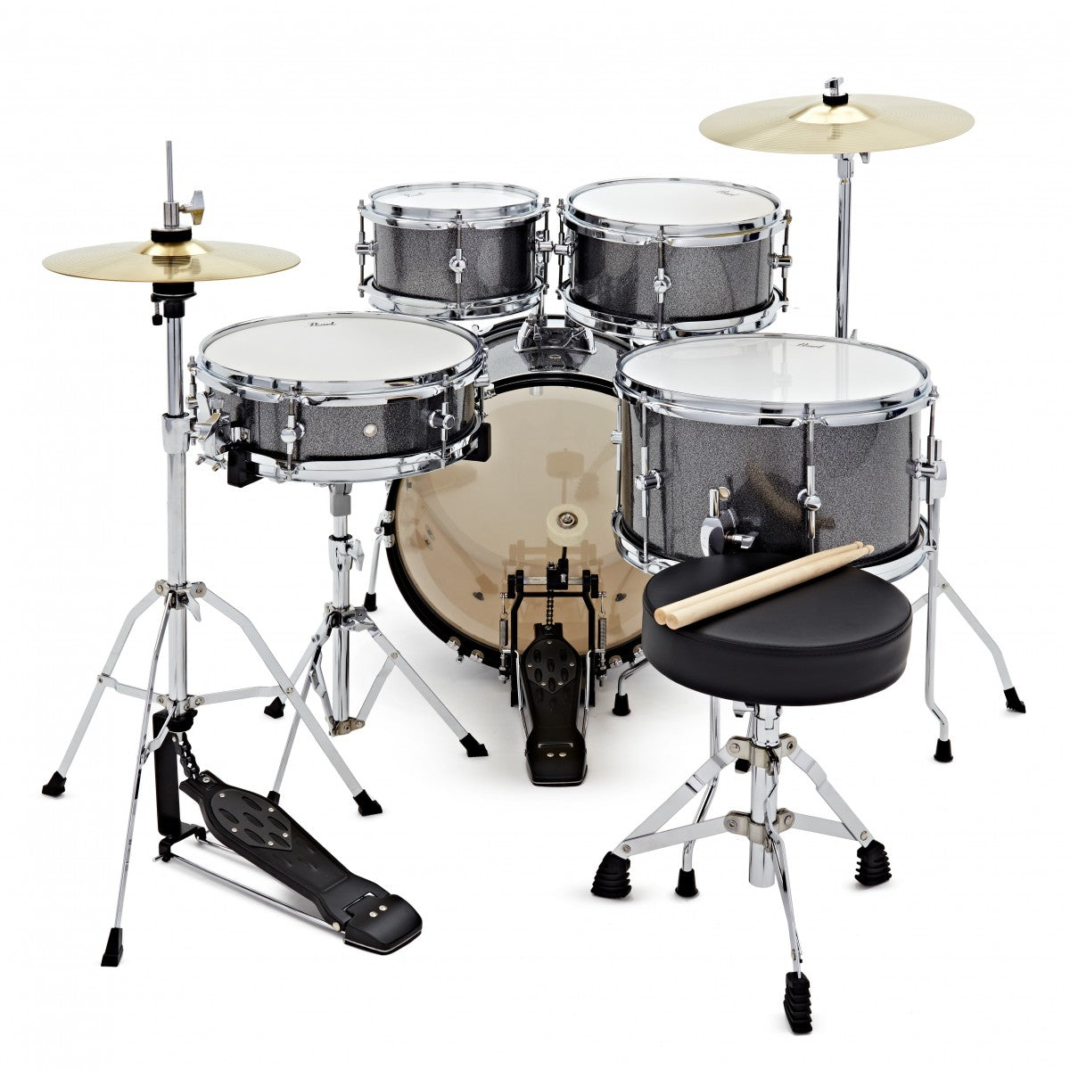 Pearl Roadshow Junior 5pc Drum Kit Grindstone Sparkle