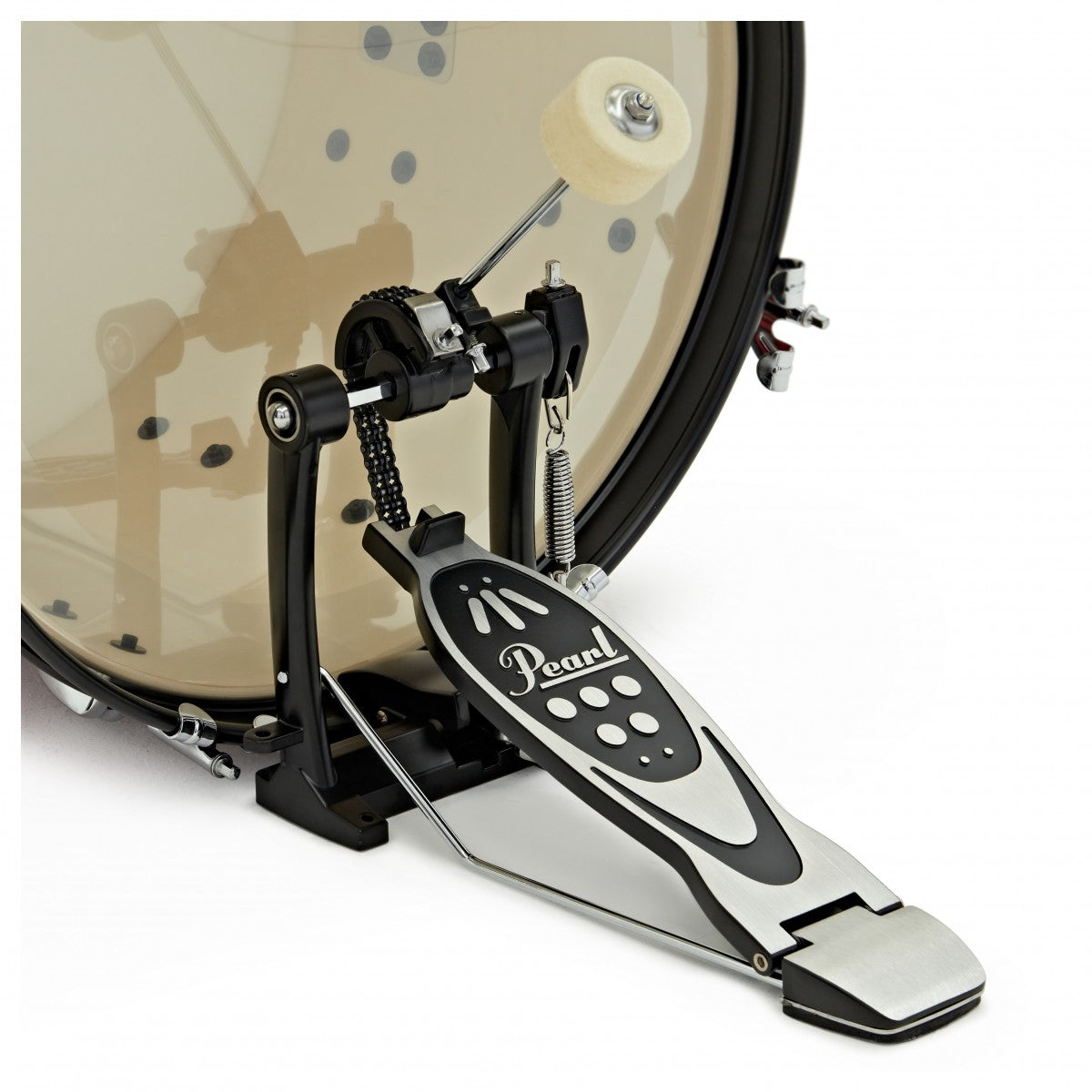 Pearl Roadshow 5pc Compact Drum Kit w/Sabian Cymbals, Matte Red