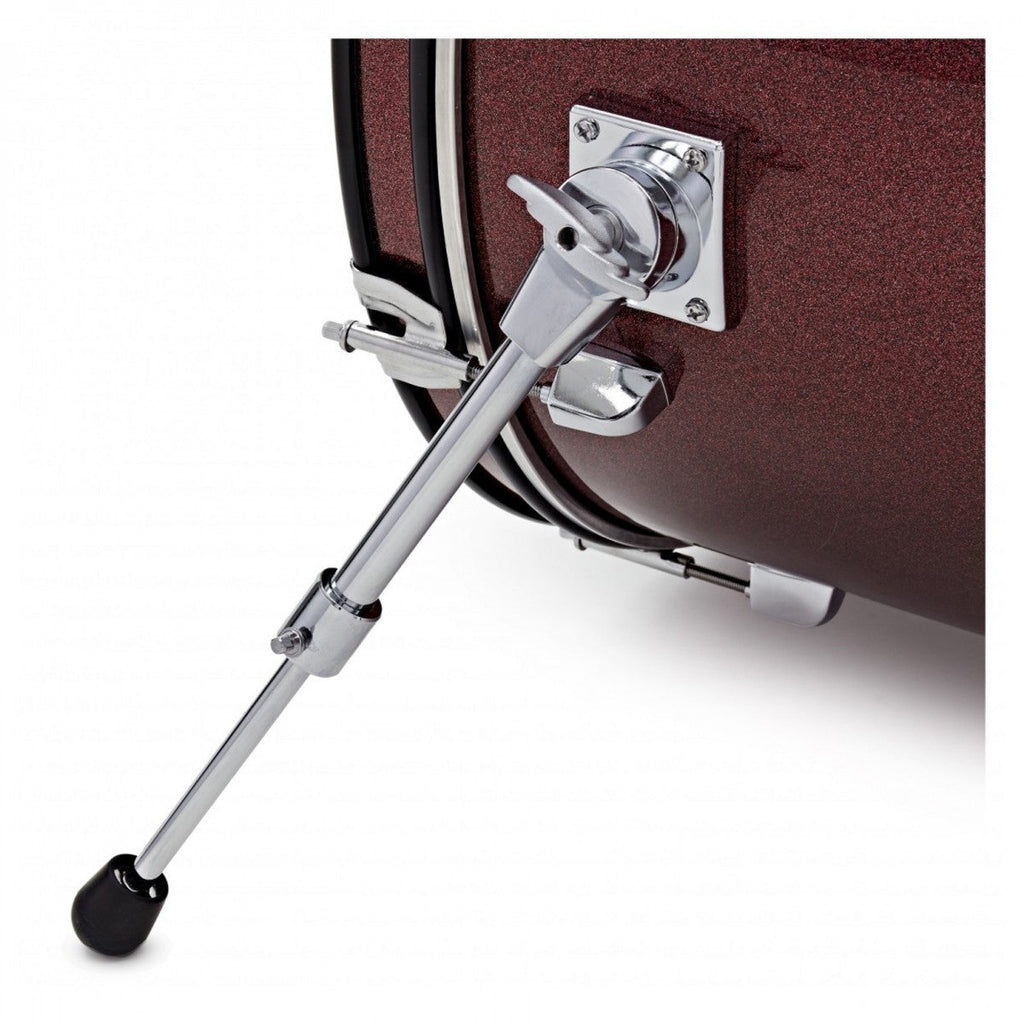 Yamaha Rydeen 22" Drum Kit w/Cymbals, Burgandy Glitter