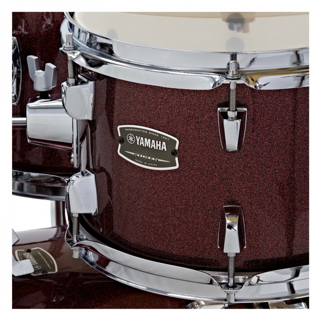 Yamaha Rydeen 22" Drum Kit w/Cymbals, Burgandy Glitter
