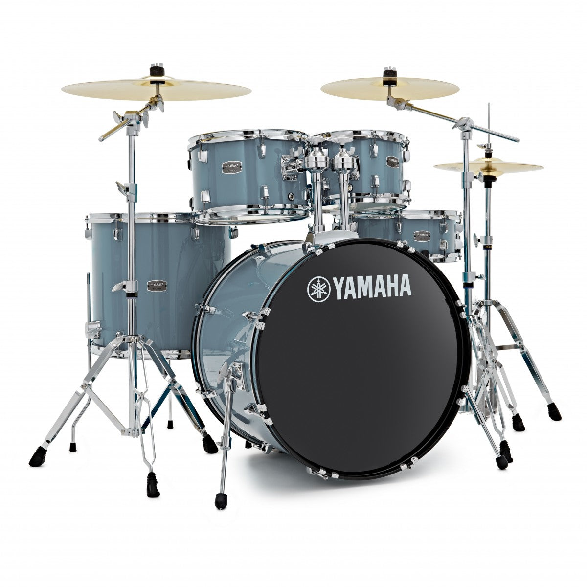 Yamaha Rydeen 22" Drum Kit w/Cymbals, Gloss Pale Blue
