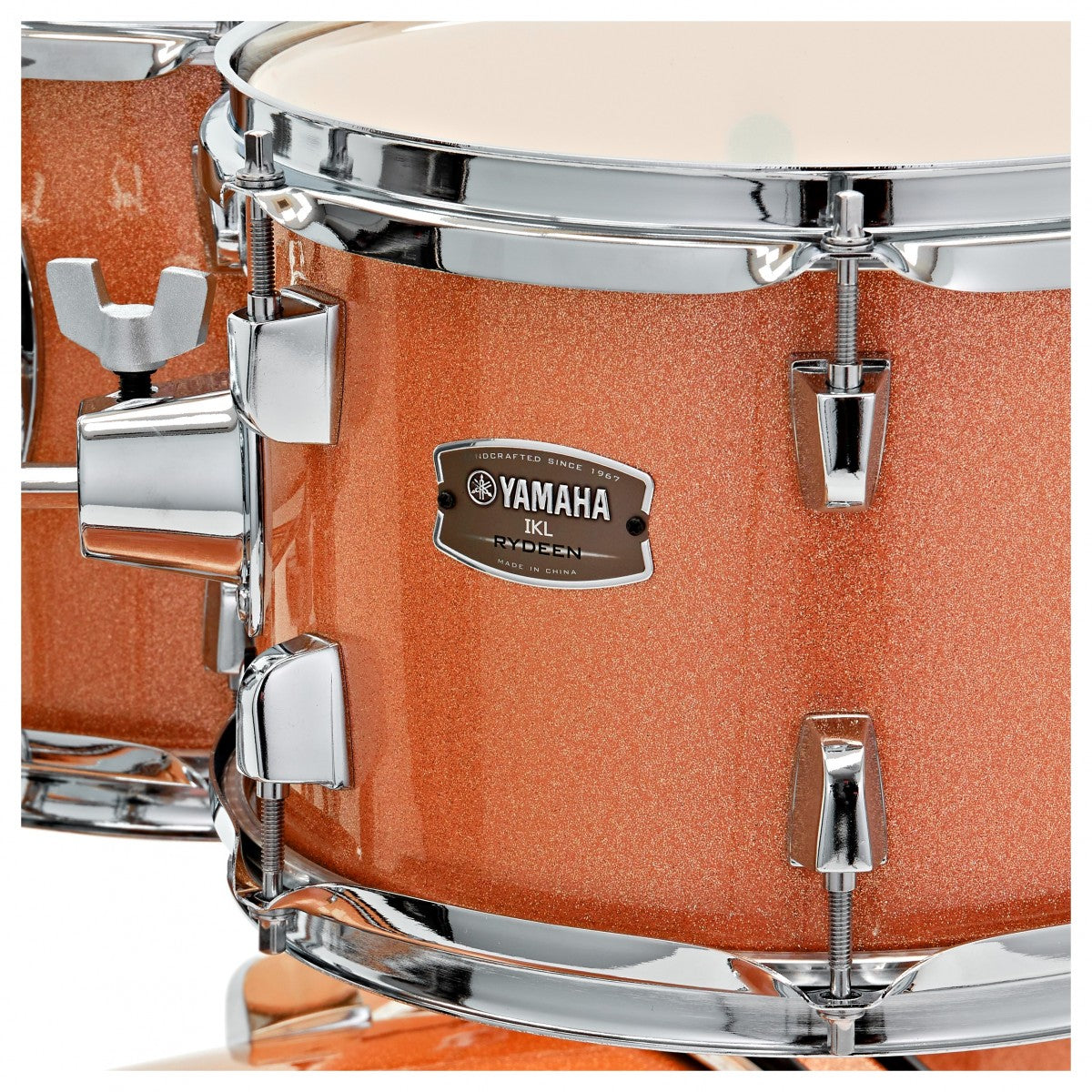 Yamaha Rydeen 22" Drum Kit w/Cymbals, Orange Sparkle