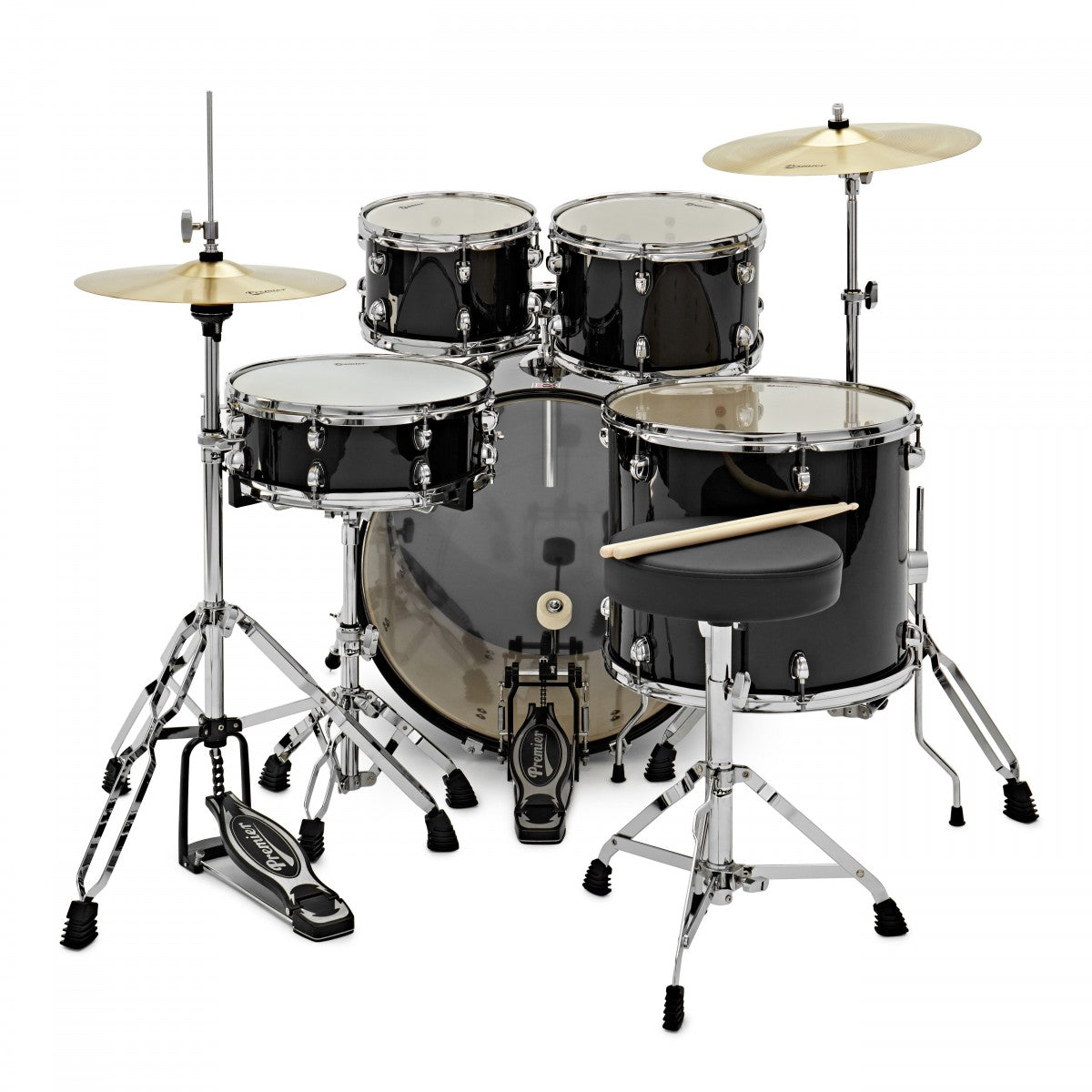 Premier Revolution 22" 5pc Drum Kit, Black