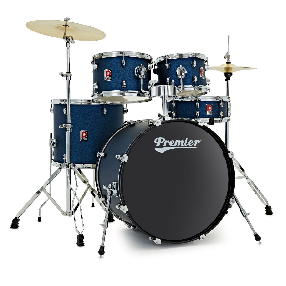Premier Revolution 22" 5pc Drum Kit, Blue Stardust